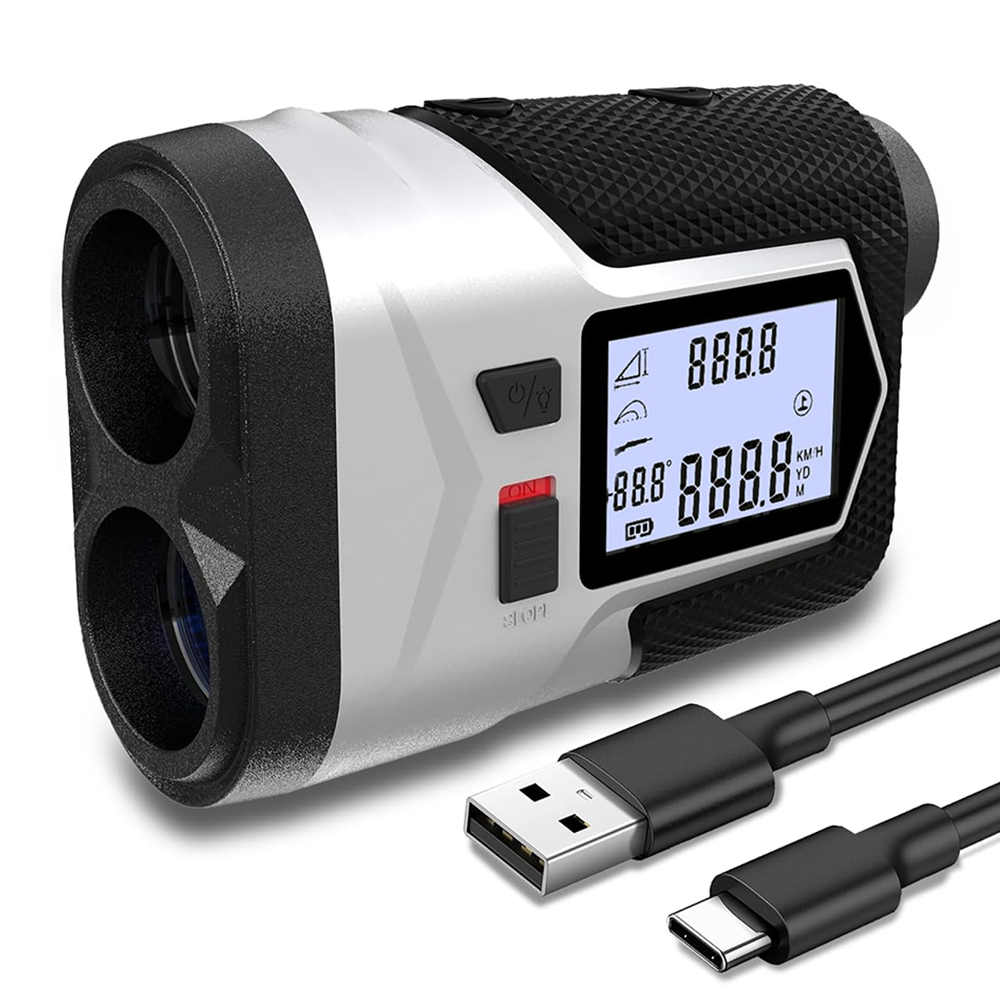Rangefinder Laser Golf - Pengukur Jarak Golf dengan Sakelar Kemiringan