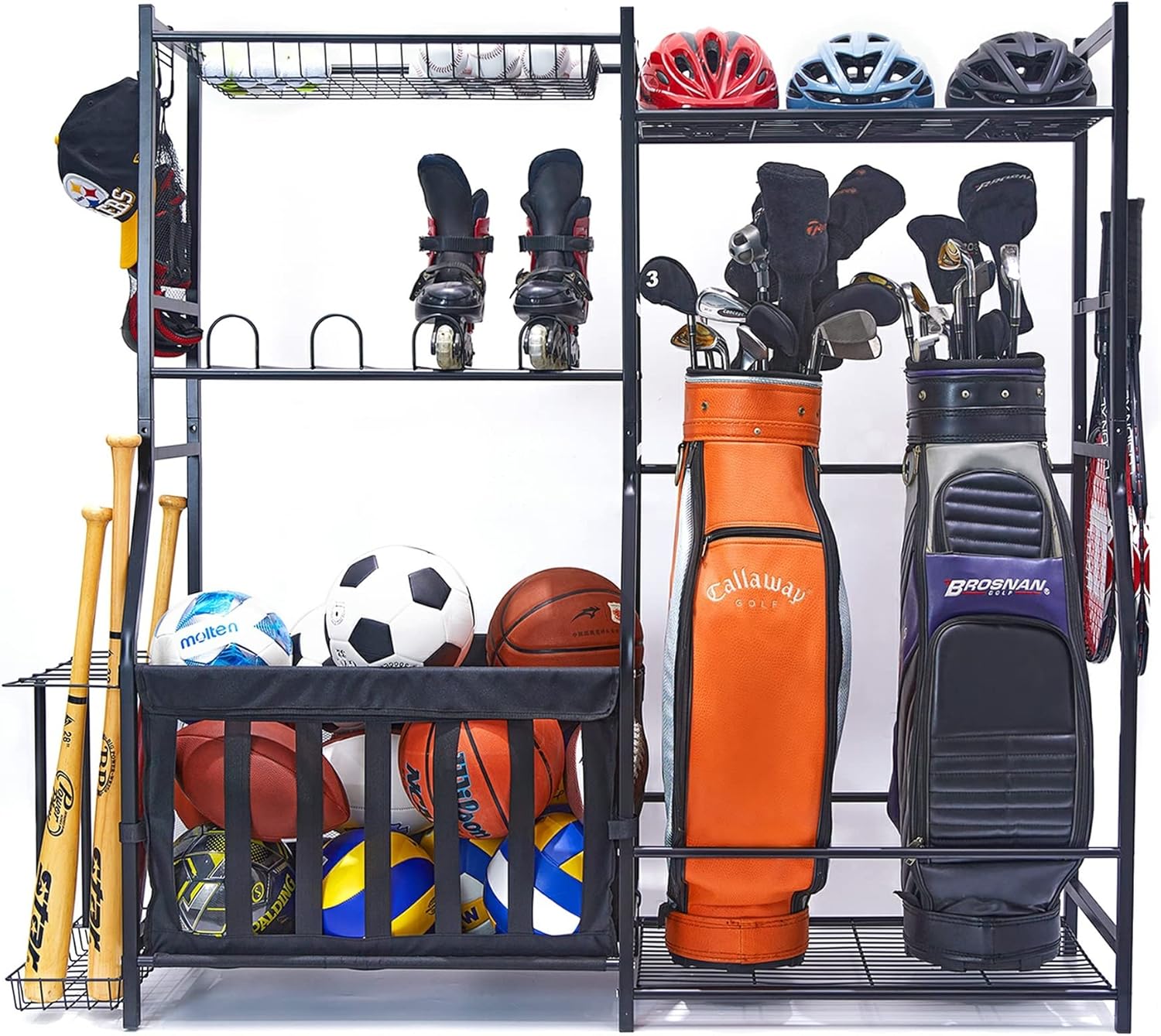 Golf Equipment Organizer For Garage - Rak Penyimpanan Peralatan Olahraga Garasi, Tempat