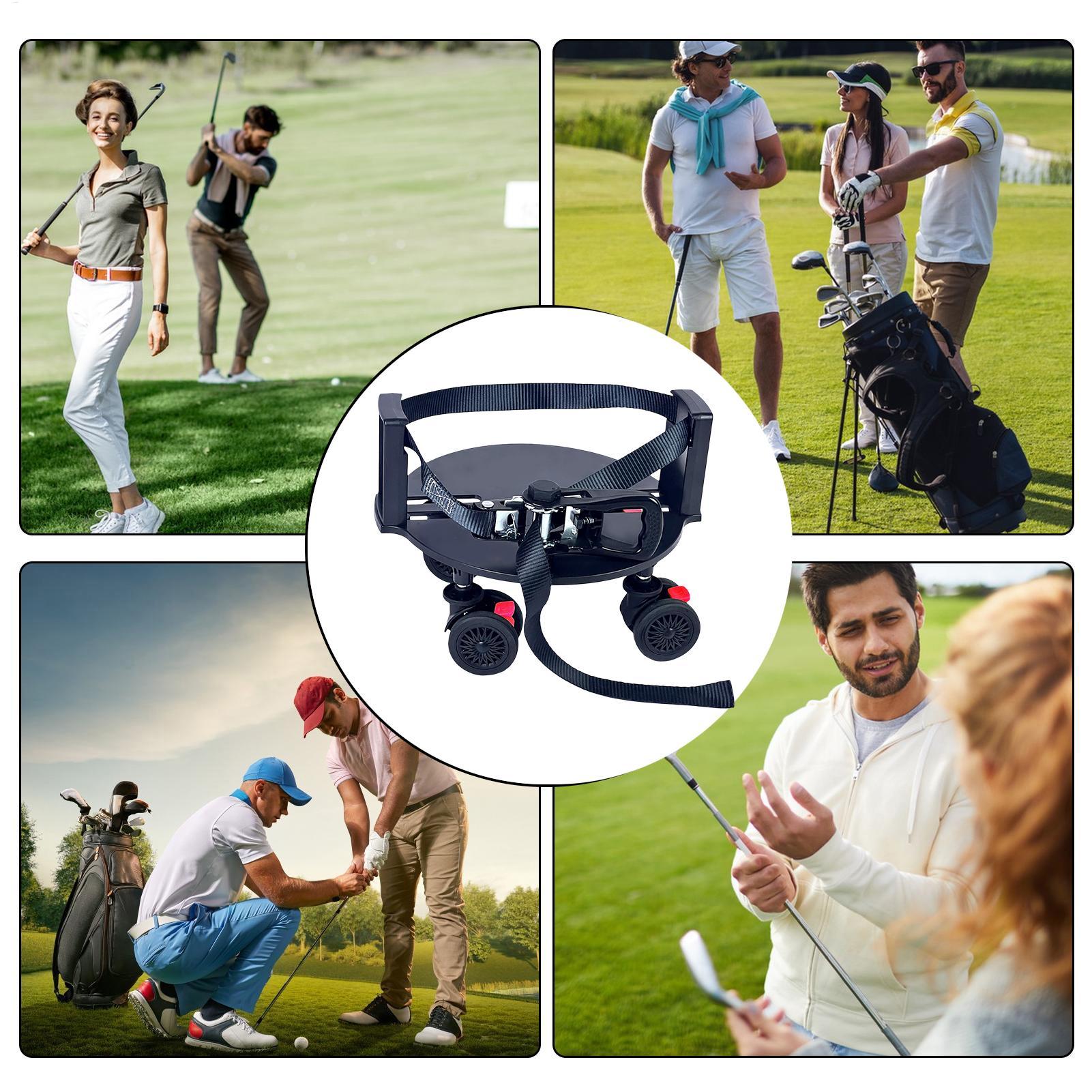 Golf Equipment Holder - Alas Roda Tas Golf Portabel dengan