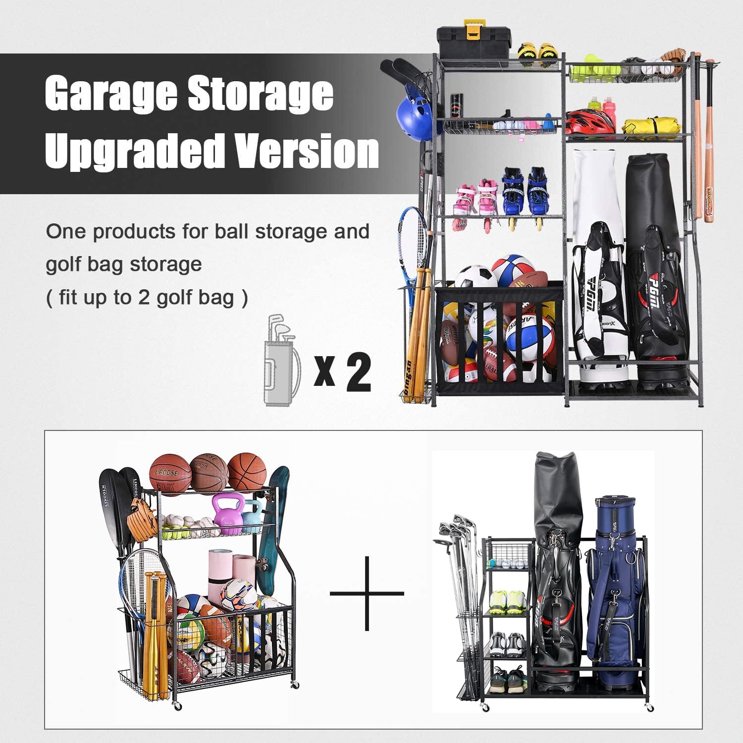 Rak Penyimpanan Peralatan Olah - Golf Equipment Organizer For Garage ulasan dan harga