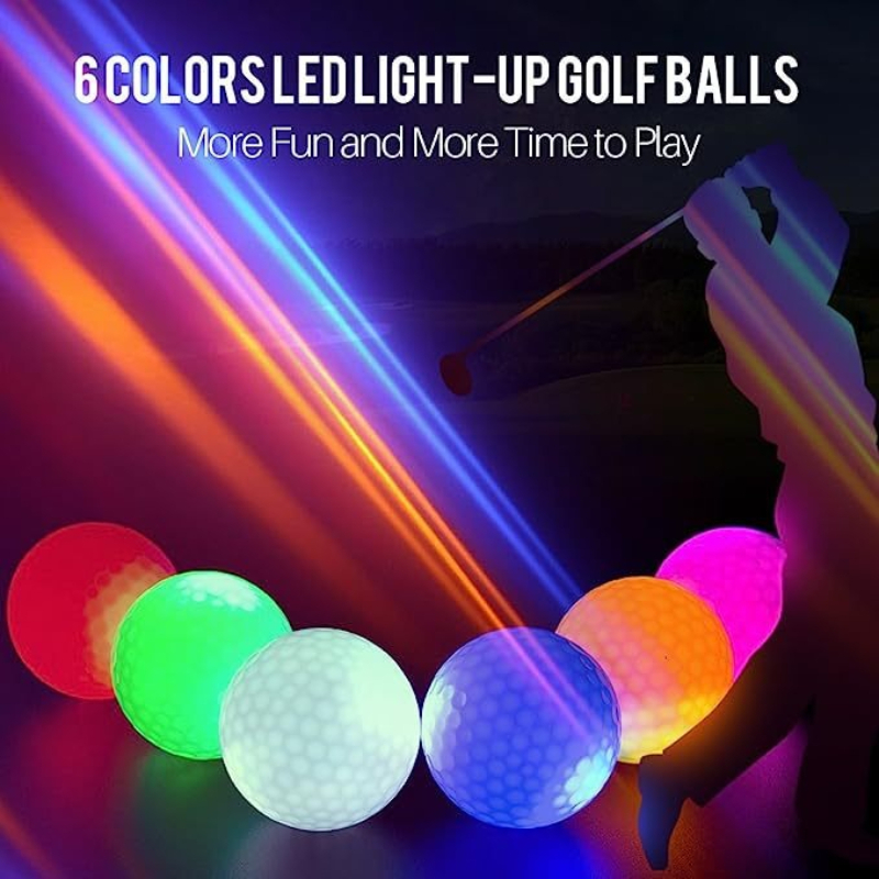 Bola Golf Bercahaya LED Bola G - Golf Equipment Competitions ulasan dan harga
