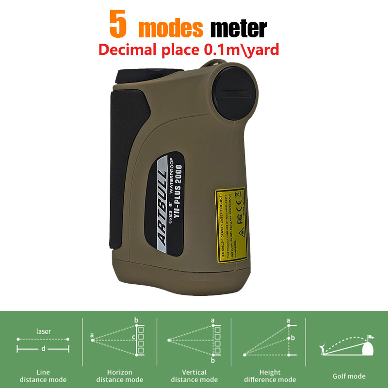 Pengukur Jarak Laser Monokuler - Rangefinder Laser Golf ulasan dan harga